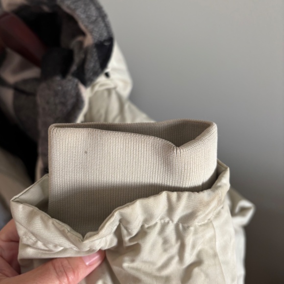 Woolrich Reversible Trim Down Parka, Cream/ Black XS - Picture 7 of 7